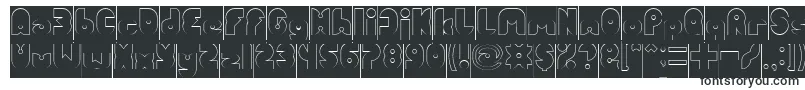 FUNNY SPORT Hollow Inverse Font – OTF Fonts