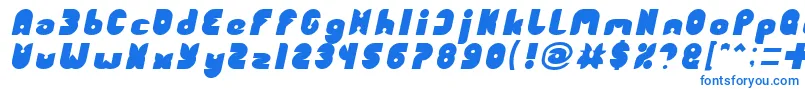 FUNNY SPORT Italic Font – Blue Fonts