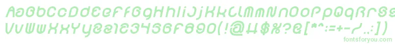 FUNRECORD Bold Italic Font – Green Fonts