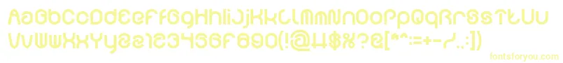 FUNRECORD Bold-Schriftart – Gelbe Schriften