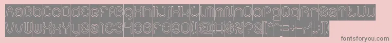 More about FUNRECORD Hollow Inverse Font FUNRECORD Hollow Inverse Font – Gray Fonts on Pink Background