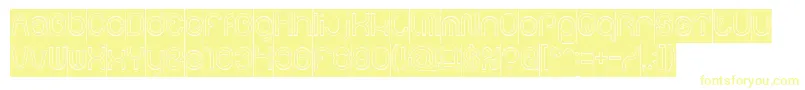 En savoir plus sur la police FUNRECORD Hollow Inverse Police FUNRECORD Hollow Inverse – polices jaunes