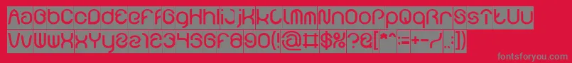 FUNRECORD Inverse Font – Gray Fonts on Red Background