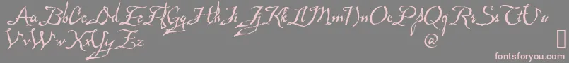 Mad Font – Pink Fonts on Gray Background