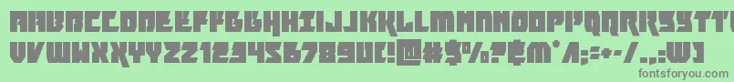 furiosa Font – Gray Fonts on Green Background