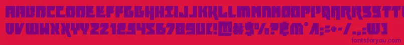 furiosa Font – Purple Fonts on Red Background