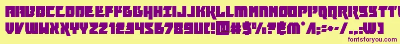 furiosa Font – Purple Fonts on Yellow Background