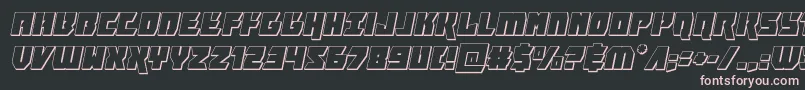 furiosa3dital Font – Pink Fonts on Black Background