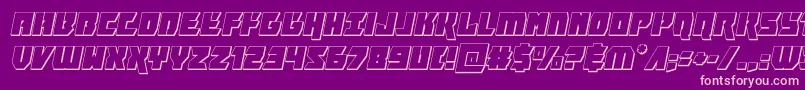 furiosa3dital Font – Pink Fonts on Purple Background