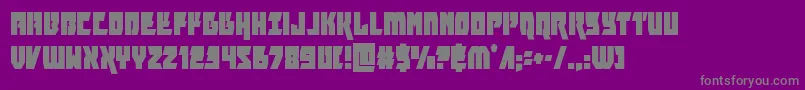 furiosacond-Schriftart – Graue Schriften auf violettem Hintergrund