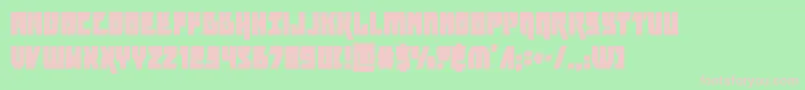 furiosacond Font – Pink Fonts on Green Background