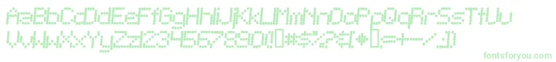 TelegraphicBoldItalic Font – Green Fonts on White Background