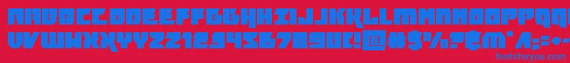 furiosaexpand Font – Blue Fonts on Red Background