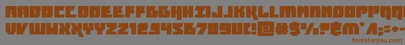 furiosaexpand Font – Brown Fonts on Gray Background