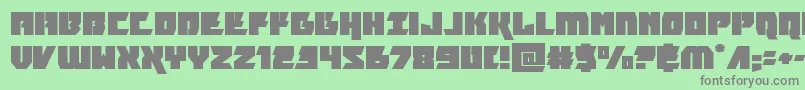 furiosaexpand Font – Gray Fonts on Green Background