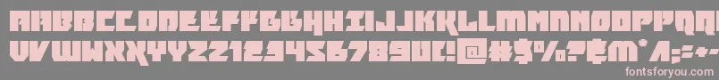 furiosaexpand Font – Pink Fonts on Gray Background