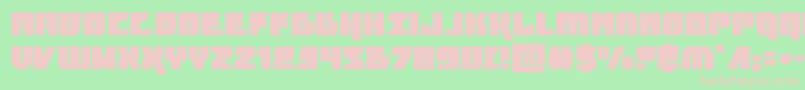 furiosaexpand Font – Pink Fonts on Green Background