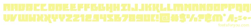 Czcionka furiosaexpand – żółte czcionki
