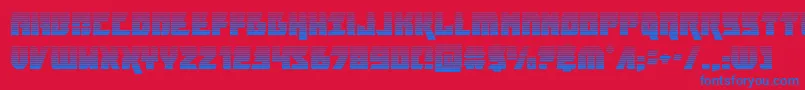 Шрифт furiosagrad – синие шрифты на красном фоне