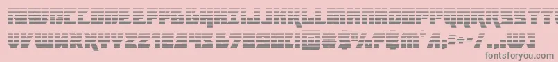 furiosagrad-Schriftart – Graue Schriften auf rosa Hintergrund