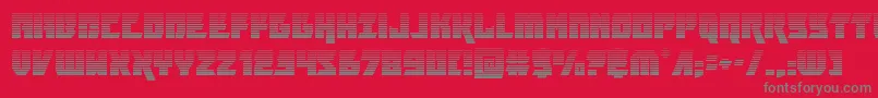 Шрифт furiosagrad – серые шрифты на красном фоне