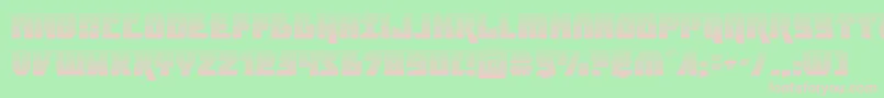 furiosagrad Font – Pink Fonts on Green Background