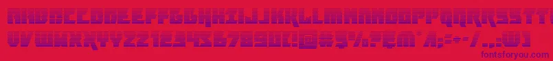 Шрифт furiosagrad – фиолетовые шрифты на красном фоне