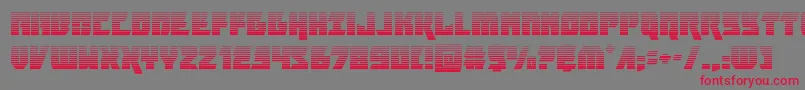 furiosagrad Font – Red Fonts on Gray Background