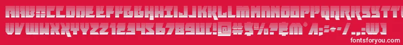 furiosagrad Font – White Fonts on Red Background