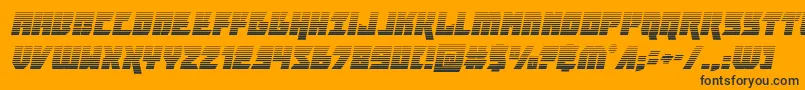 furiosagradital Font – Black Fonts on Orange Background