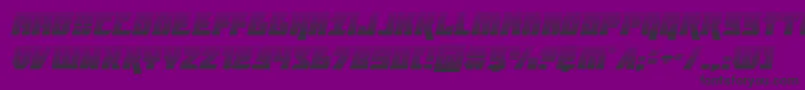 furiosagradital Font – Black Fonts on Purple Background