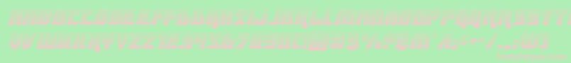 furiosagradital Font – Pink Fonts on Green Background