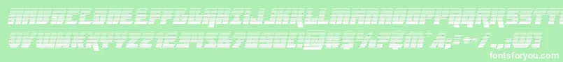 furiosagradital Font – White Fonts on Green Background