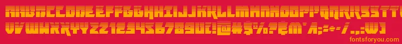 furiosahalf Font – Orange Fonts on Red Background