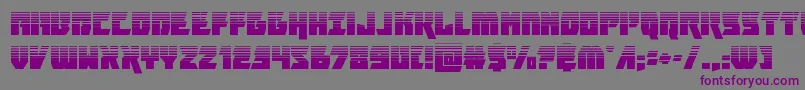 furiosahalf Font – Purple Fonts on Gray Background