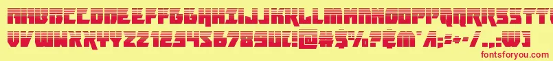 furiosahalf Font – Red Fonts on Yellow Background