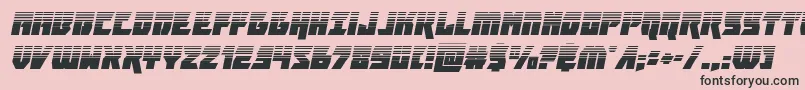 furiosahalfital Font – Black Fonts on Pink Background