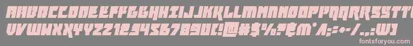 furiosaital Font – Pink Fonts on Gray Background