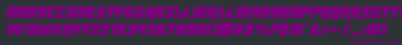 furiosaital Font – Purple Fonts on Black Background