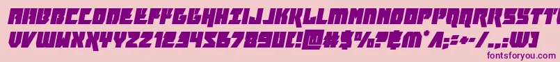 furiosaital Font – Purple Fonts on Pink Background