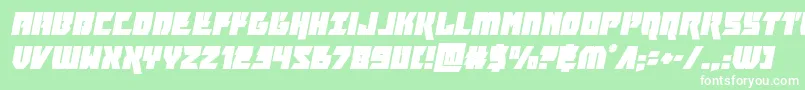 furiosaital Font – White Fonts on Green Background