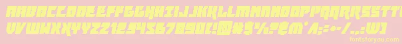 furiosaital Font – Yellow Fonts on Pink Background