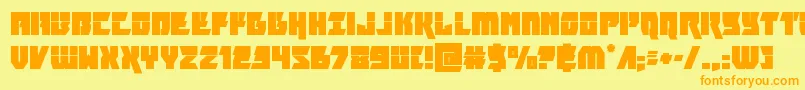 More about furiosalaser Font furiosalaser Font – Orange Fonts on Yellow Background