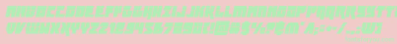 furiosalaserital Font – Green Fonts on Pink Background