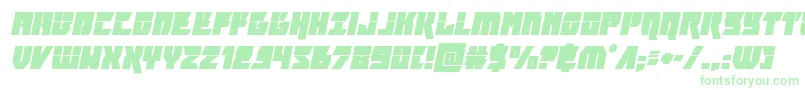 furiosalaserital Font – Green Fonts on White Background