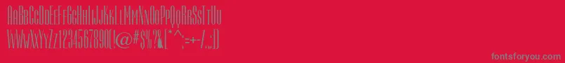 Camertondc Font – Gray Fonts on Red Background