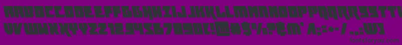 furiosaleft Font – Black Fonts on Purple Background