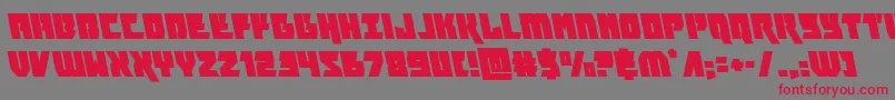 furiosaleft Font – Red Fonts on Gray Background