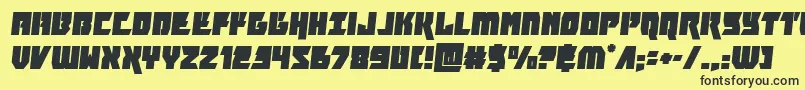 furiosasemitalフォントについての詳細 フォントfuriosasemital – 黒い文字の黄色い背景