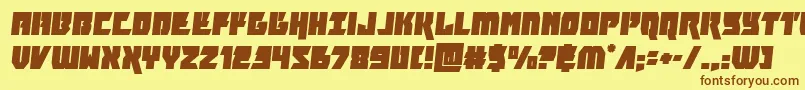 More about furiosasemital Font furiosasemital Font – Brown Fonts on Yellow Background